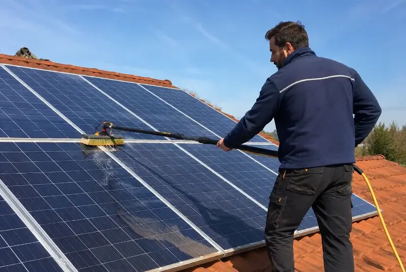 Nettoyage et entretien de panneaux solaires à Périssac